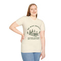 Cabin Life T-Shirt — "No WiFi Needed, Neither Password But Strong Coffee" Rustic Camping Tee